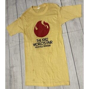 Vintage 1982 World's Fair Knoxville Tennessee Shirt Size Medium Distressed